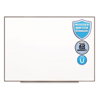 Fusion Nano-clean Magnetic Whiteboard, 48 X 36, Black Frame