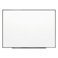Fusion Nano-clean Magnetic Whiteboard, 48 X 36, Black Frame