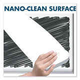 Fusion Nano-clean Magnetic Whiteboard, 48 X 36, Silver Frame