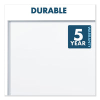 Fusion Nano-clean Magnetic Whiteboard, 72 X 48, Silver Frame