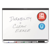 Prestige 2 Duramax Magnetic Porcelain Whiteboard, 72 X 48, Graphite Frame