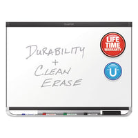 Prestige 2 Duramax Magnetic Porcelain Whiteboard, 96 X 48, Silver Frame