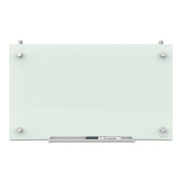 Infinity Magnetic Glass Dry Erase Cubicle Board, 18 X 30, White