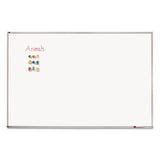 Porcelain Magnetic Whiteboard, 96 X 48, Aluminum Frame