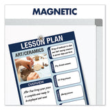 Porcelain Magnetic Whiteboard, 96 X 48, Aluminum Frame