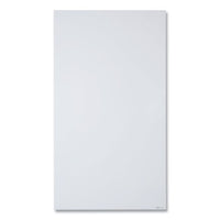 Invisamount Vertical Magnetic Glass Dry-erase Boards, 42 X 74, White Surface