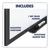 Classic Series Total Erase Dry Erase Board, 36 X 24, White Surface, Black Frame