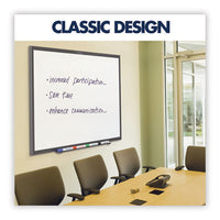 Classic Series Total Erase Dry Erase Board, 36 X 24, White Surface, Black Frame