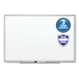 Classic Series Total Erase Dry Erase Board, 36 X 24, Silver Aluminum Frame