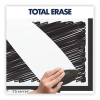 Classic Series Total Erase Dry Erase Board, 48 X 36, White Surface, Black Frame