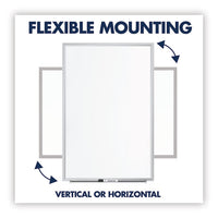 Classic Series Total Erase Dry Erase Board, 48 X 36, Silver Aluminum Frame