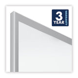 Classic Series Total Erase Dry Erase Board, 48 X 36, Silver Aluminum Frame