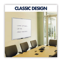 Classic Series Total Erase Dry Erase Board, 48 X 36, Silver Aluminum Frame