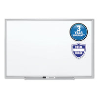 Classic Series Total Erase Dry Erase Board, 60 X 36, Silver Aluminum Frame