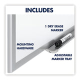 Classic Series Total Erase Dry Erase Board, 60 X 36, Silver Aluminum Frame