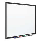 Classic Series Total Erase Dry Erase Board, 96 X 48, White Surface, Black Frame