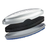 Premium Magnetic 3-in-1 Glass Board Eraser, 2" X 6.5" X 1.38"