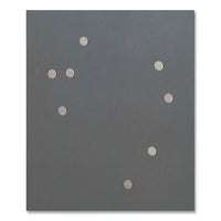 Matrix Magnets, Circles, 0.38" Dia, Silver, 50-pack