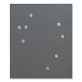 Matrix Magnets, Circles, 0.38" Dia, Silver, 50-pack