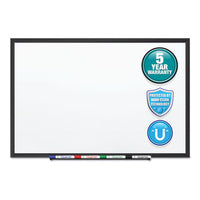 Classic Series Nano-clean Dry Erase Board, 24 X 18, Black Aluminum Frame