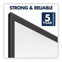 Classic Series Nano-clean Dry Erase Board, 48 X 36, Black Aluminum Frame