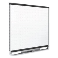 Prestige 2 Magnetic Total Erase Whiteboard, 96 X 48, Black Frame