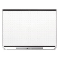 Prestige 2 Magnetic Total Erase Whiteboard, 96 X 48, Black Frame