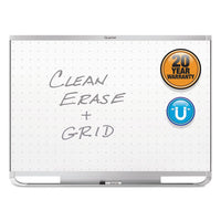 Prestige 2 Magnetic Total Erase Whiteboard, 96 X 48, Black Frame