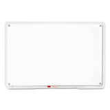 Iq Total Erase Board, 11 X 7, White, Clear Frame