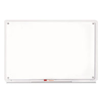 Iq Total Erase Board, 49 X 32, White, Clear Frame