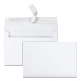 Greeting Card-invitation Envelope, A-9, Square Flap, Redi-strip Closure, 5.75 X 8.75, White, 100-box