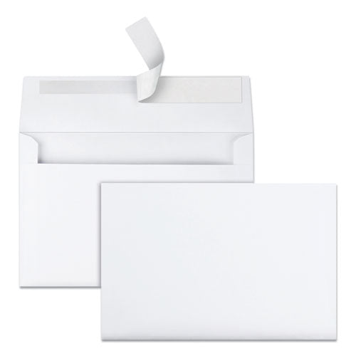 Greeting Card-invitation Envelope, A-9, Square Flap, Redi-strip Closure, 5.75 X 8.75, White, 100-box
