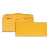 Kraft Envelope, #10, Commercial Flap, Gummed Closure, 4.13 X 9.5, Brown Kraft, 500-box