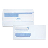 Double Window Redi-seal Security-tinted Envelope, #8 5-8, Commercial Flap, Redi-seal Closure, 3.63 X 8.63, White, 250-carton