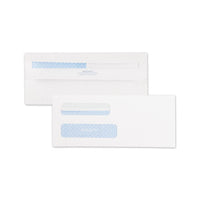 Double Window Redi-seal Security-tinted Envelope, #10, Commercial Flap, Redi-seal Closure, 4.13 X 9.5, White, 500-box