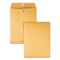 Clasp Envelope, #75, Cheese Blade Flap, Clasp-gummed Closure, 7.5 X 10.5, Brown Kraft, 100-box