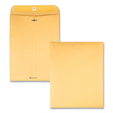 Clasp Envelope, #12 1-2, Cheese Blade Flap, Clasp-gummed Closure, 9.5 X 12.5, Brown Kraft, 100-box