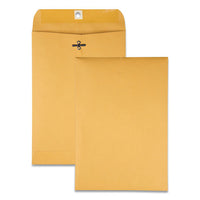 Clasp Envelope, #68, Cheese Blade Flap, Clasp-gummed Closure, 7 X 10, Brown Kraft, 100-box