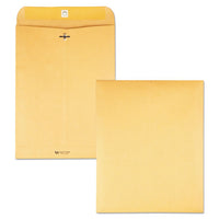 Clasp Envelope, #93, Cheese Blade Flap, Clasp-gummed Closure, 9.5 X 12.5, Brown Kraft, 100-box