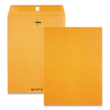 Clasp Envelope, #90, Cheese Blade Flap, Clasp-gummed Closure, 9 X 12, Brown Kraft, 100-box