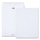 Clasp Envelope, #90, Cheese Blade Flap, Clasp-gummed Closure, 9 X 12, White, 100-box