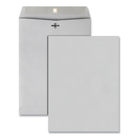 Clasp Envelope, #90, Cheese Blade Flap, Clasp-gummed Closure, 9 X 12, Executive Gray, 100-box