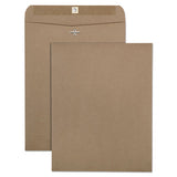 Brown Kraft Clasp Envelope, #90, Cheese Blade Flap, Clasp-gummed Closure, 9 X 12, Brown Kraft, 100-box