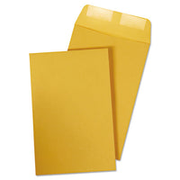 Catalog Envelope, #1, Cheese Blade Flap, Gummed Closure, 6 X 9, Brown Kraft, 100-box
