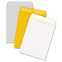 Catalog Envelope, #10 1-2, Cheese Blade Flap, Gummed Closure, 9 X 12, White, 100-box