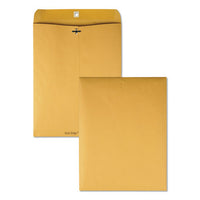 Park Ridge Kraft Clasp Envelope, #90, Cheese Blade Flap, Clasp-gummed Closure, 9 X 12, Brown Kraft, 100-box
