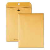 Park Ridge Kraft Clasp Envelope, #90, Cheese Blade Flap, Clasp-gummed Closure, 9 X 12, Brown Kraft, 100-box