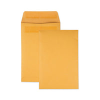 Redi-seal Catalog Envelope, #1 3-4, Cheese Blade Flap, Redi-seal Closure, 6.5 X 9.5, Brown Kraft, 250-box