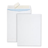 Redi-strip Security Tinted Envelope, #10 1-2, Square Flap, Redi-strip Closure, 9 X 12, White, 100-box