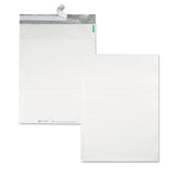 Redi-strip Poly Mailer, #6, Square Flap, Redi-strip Closure, 14 X 19, White, 100-pack